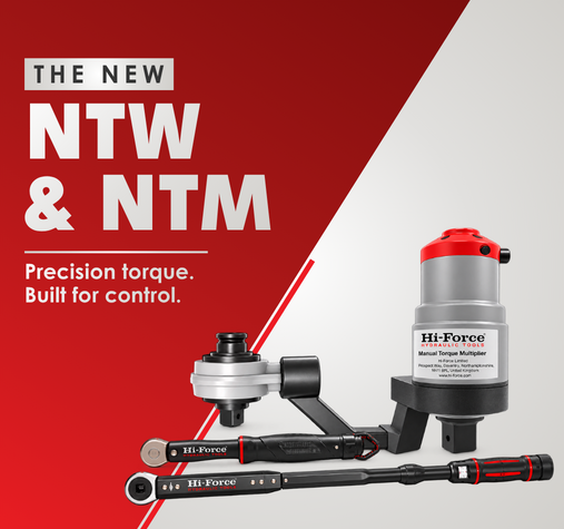 Hi-Force Introduces New NTW and NTM Torque Tool Ranges