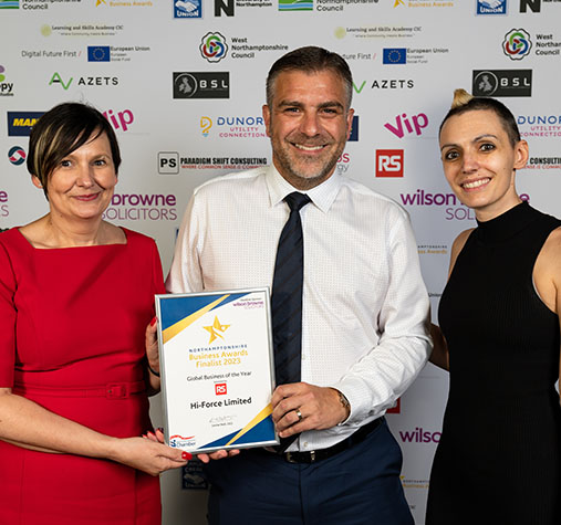 Hi-Force named Finalist for Two Northamptonshire Business Awards